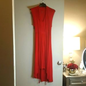 Kensie, red with a hint of hot pink,dress, No tags, never been worn, sz small.